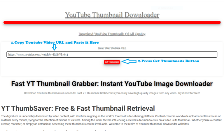 YT Thumbnail Grabber